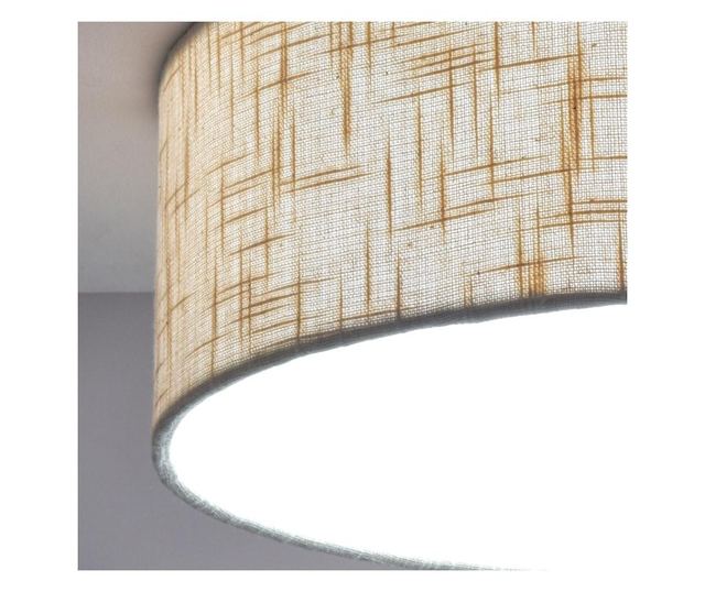 Plafon cu abajur textil 59cm 59x13 cm