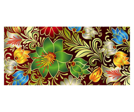 Panou bucatarie, protectie plita, aragaz, antistropire, print UV model Tapet Floral 2 1250x500 mm