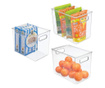 Recipient organizare alimente, 24x8x15 Plastic Transparent Gondol, Arly, Plastic