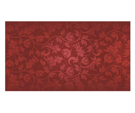 Panou bucatarie, protectie plita, aragaz, antistropire, print UV model Tapet Floral Visiniu 1250x500 mm