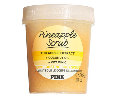 Scrub exfoliant, Pineapple, PINK, Victoria's Secret, 283g
