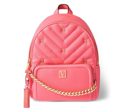 Rucsac, Victoria's Secret, Backpack V-Quilt Hot Peony