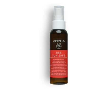 Ulei de par, Hydra Protective Sun Filters Hair Oil, APivita, 100 ml