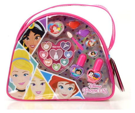 Markwins Комплект за грим Disney Princess, Магическа чанта за красота, 18 части