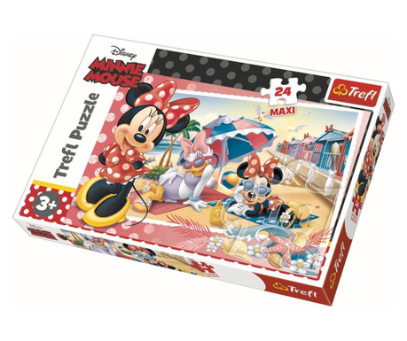 Puzzle Trefl 24 Maxi Minnie In Vacanta