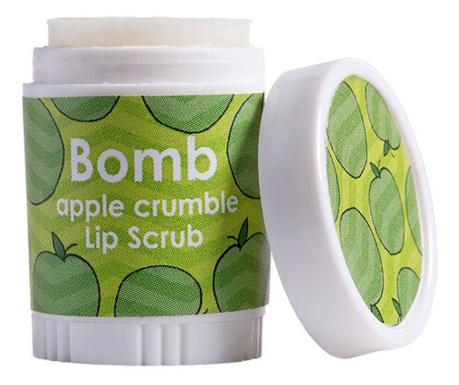 Balsam de buze exfoliant Apple Crumble, Bomb Cosmetics, 4.5 g