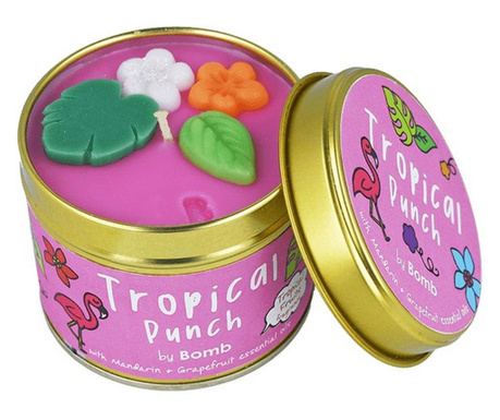 Lumanare parfumata Tropical Punch, Bomb Cosmetics na