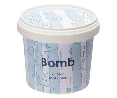 Exfoliant de picioare Dr Foot Foot, Bomb Cosmetics, 365 ml