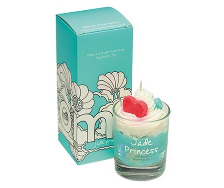 Lumanare parfumata in vas de sticla Jade Princess, Bomb Cosmetics