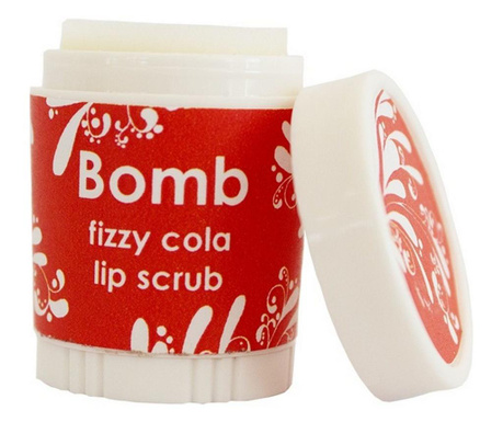 Balsam de buze exfoliant Fizzy Cola, Bomb Cosmetics, 4.5 g