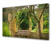 Tablou Canvas Premium Art Factory TrueColor, Banca in mijlocul naturii, Panza pe Cadru Lemn, Decoratiuni Casa, 50 x 70 cm
