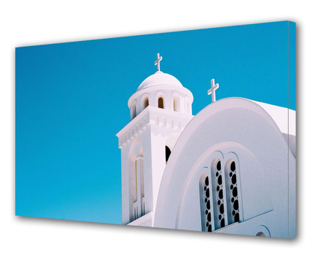 Tablou Canvas Premium Art Factory TrueColor, Turla bisericii din exterior, 80 x 140 cm