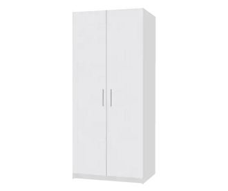 Dulap Hobbit, H200xL80xA50cm, Alb, PAL 18mm Lara Modul, 2021, PAL, 80x50x200 cm, Alb