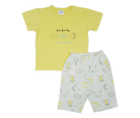 Комплект тениска и къси панталони Luggi Baby 6-9 месеца
