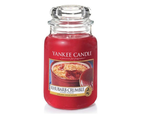 Свещ Yankee Candle Rhubarb Crumble среден буркан