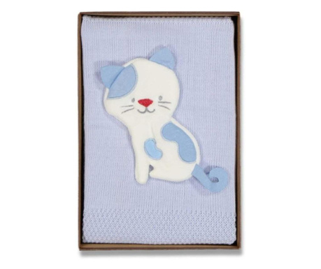 Одеяло за бебе Coccoo Bebe, 85 x 90 cm., коте