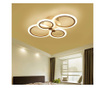 Lustra LED Circle Design SLC cu Telecomanda lumina calda/ rece 56x42x12cm