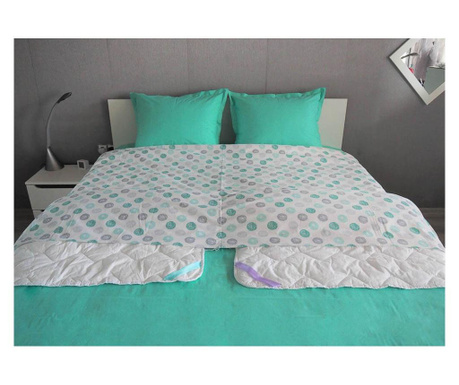 Двоен спален комплект Soft Green  1 х 240/220 см, 1 х 235/260 см, 2 х 50/70 см