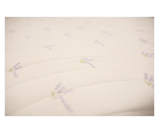 Ortopéd matrac Somnexpert Lavender 180x200x16cm poliuretán hab 14 + 2 cm memóriával, levendulakezelt huzat, mosható és levehető