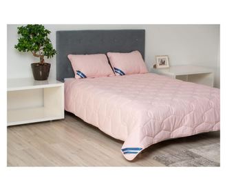 Памучна възглавница Somnart Bella 200x220cm, средна дебелина, пълнеж пролет-есен, розова