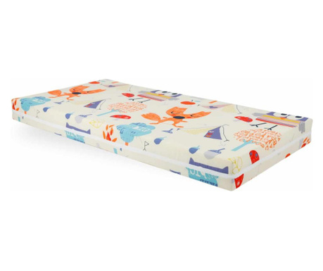 Somnart Ортопедичен матрак за легло с водоустойчив защитен калъф за бебета и деца модел Owl 60x120