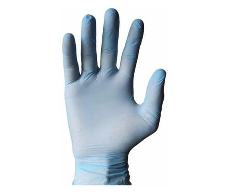 КОМПЛЕКТ 100 x Ръкавици, NITRIL, за защита на ръцете, без прах - M
