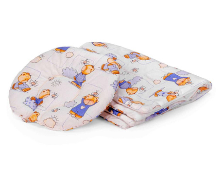 Бебешко креватче + комплект възглавници за бебешка глава, модел Ursuleti