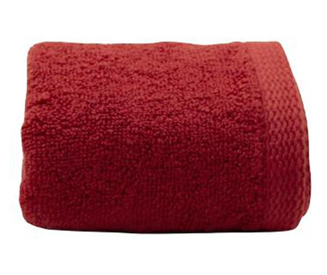 Комплект от 2 кърпи за ръце от 100% памук, 600gsm, Somnart, 30x50cm, червен