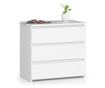 Noptiera nocna cl3 alb cu 3 sertare 60cm