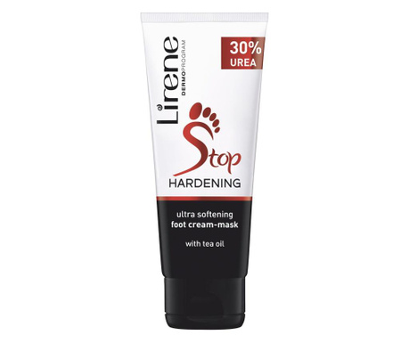 Crema-masca Lirene Stop-Cheratoza, pentru picioare, cu 30% Uree pentru efect ultranetezitor, 75ml