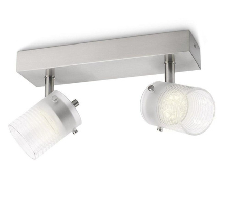 Спот Philips 532626716 - Toile Spot Light, 2 x LED, 3 W, метал, Бял