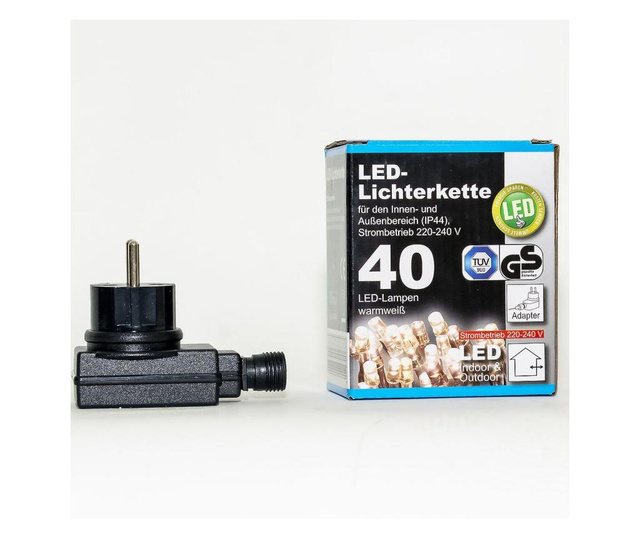 LED lumini TopCent 40 buc-6m cu adaptor