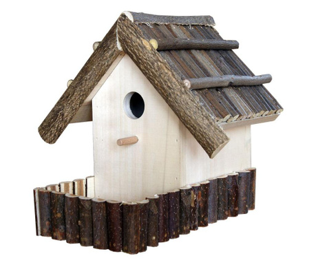 Къщичка за птички ITA H&G, естествени материали  26×27×27см