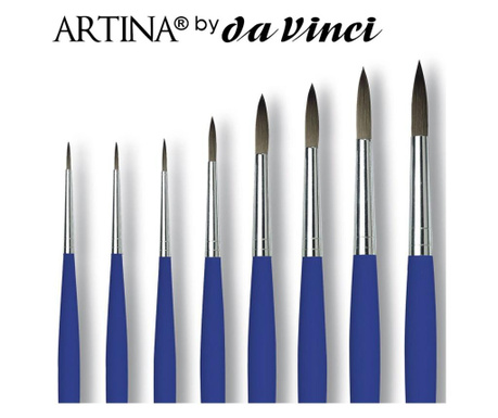 Четка за рисуване Artina, Da Vinci, кръгла, номер 1