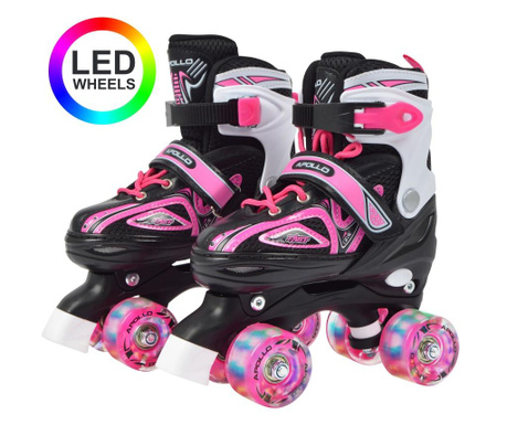 Roller skates apollo "super quad x pro" s - Ροζ