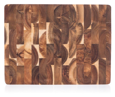 Tocator Banquet, Brilliante, lemn de bambus, 40x30x3 cm