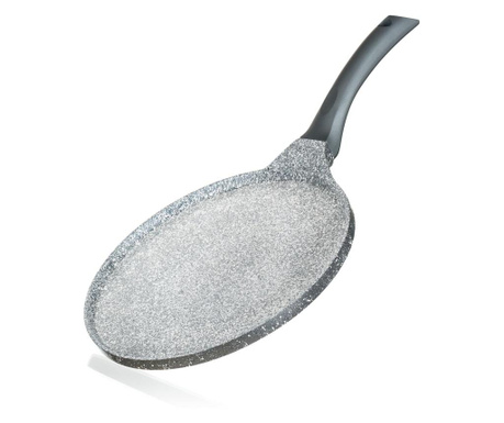 Tigaie pentru clatite Banquet, Granite Grey, aluminiu
Material manere: plastic, gri, 26x26x4 cm