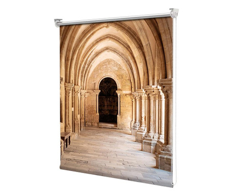 Roleta Art Shade tip Jaluzea cu Rulou si Sistem Inclus Urban, Interiorul unei biserici , Latime 180 cm x Inaltime 130 cm