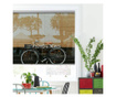 Roleta Art Shade tip Jaluzea cu Rulou si Sistem Inclus Urban, Bicicleta langa geam, Decoratiuni Casa, Latime 95 cm x Inaltime 25