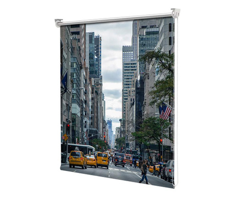 Roleta Art Shade tip Jaluzea cu Rulou si Sistem Inclus Urban, Plimbare pe strazile New York-ului, Latime 50 cm x Inaltime 250 cm