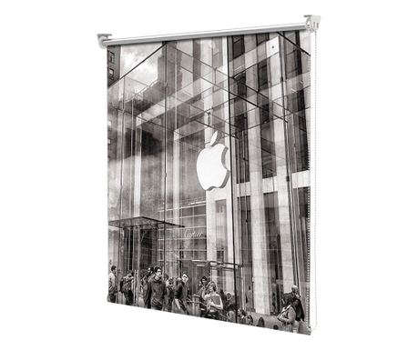 Roleta Art Shade tip Jaluzea cu Rulou si Sistem Inclus Urban, Apple Store american, Decoratiuni Casa, Latime 95 cm x Inaltime 25