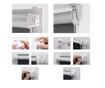 Roleta Art Shade tip Jaluzea cu Rulou si Sistem Inclus Urban, Apple Store american, Decoratiuni Casa, Latime 95 cm x Inaltime 25