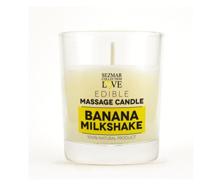 Масажна свещ Sezmar Collection, Банан, 100 ml