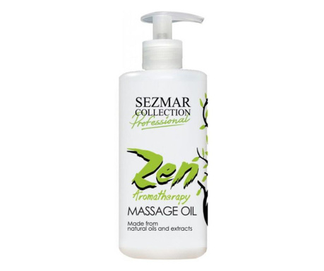 Масажно масло за тяло Sezmar Collection ZEN, 500ml - за аромотерапия