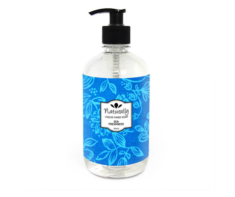 Течен сапун Hristina Cosmetics Naturally - Морска свежест, 500 ml