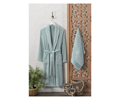 Комплект халат и кърпа за баня Yunus