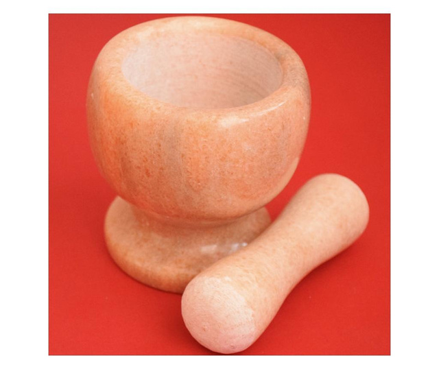 Муфар Пуфо с каменен плодник, 10 см, 1,6 кг, оранжево