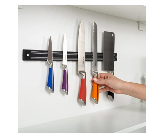 Магнитна поставка за пуфове за ножове и кухненски прибори, 50 см