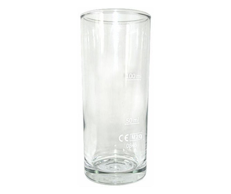 Градуирана стъклена чаша за измерване на напитки, 100 ml,...