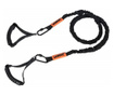Banda elastica Premium cu manere pentru antrenament fitness sau yoga, 175 cm